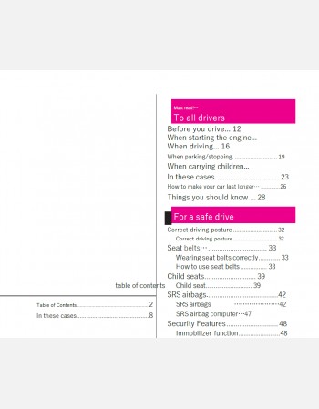 daihatsu copen 2023- 2024 owners manual